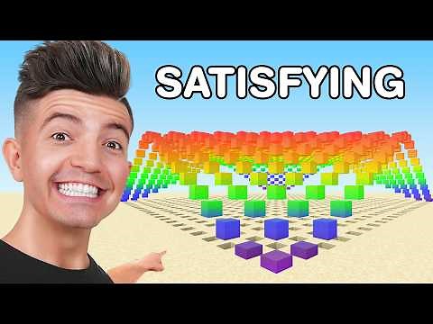 Testing Satisfying Minecraft Experiments to See If They're Clickbait