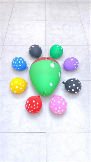 Big Green Water Balloons Pop -A1- #asmr #balloon #poppballons #funny