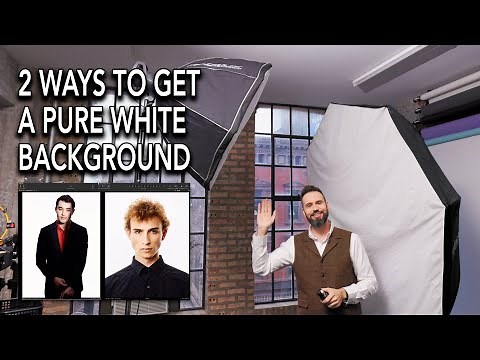 High Key Lighting Tutorial: Two Ways to Achieve a Pure White Background in Your Photo Studio