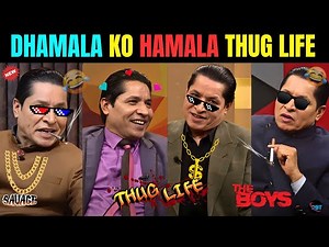 🔥 Dhamala Ko Hamala 😤 | Thug Life & Savage Moments 😎 | Risi Dhamala Unfiltered! 🎤