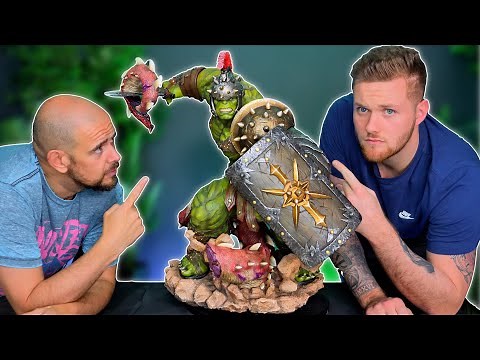 VIDEO DANGEREUSE !! ATTENTION !!! HULK GLADIATOR / KING - PLANET HULK - XM STUDIOS