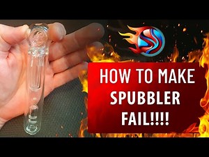 Blowing Glass Pipe | Spubbler | LAMPWORKING GLASS BLOWING | Fusing Shop