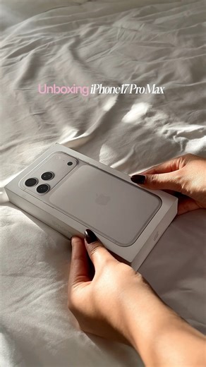 iPhone 17 Pro Max Silver 256GB Unboxing