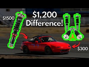 Are Cheap Coilovers a Waste of Money? | Expensive Coilovers Worth it? | Miata MaXpeedingRods Review