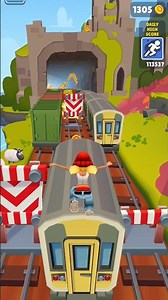 Subway Surfers : nonstop runing good game ever 44#shorts #viral #subwaysurfers