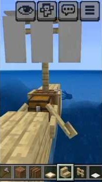 easy boat water builds (part1). #minecraft #builds #gaming