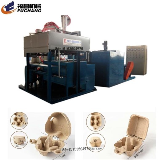 Small Paper Pulp Egg Tray Egg Carton Making Machine for Farm with Good Price