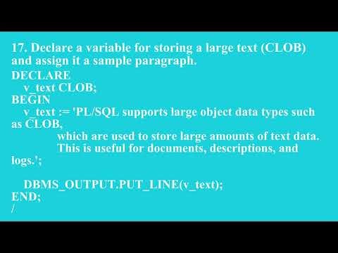 Understanding Predefined Data Types | Q4 Oracle L24 P2 | SMILE ROAD