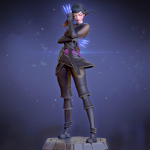 Kpop Zoey - 3D STL File - 3D Printable (digital Download) - Etsy Canada