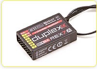 Jeti Duplex EX R7 REX Assist 2.4GHz Receiver w/Telemetry, Stabilization, Variometer, G-Force