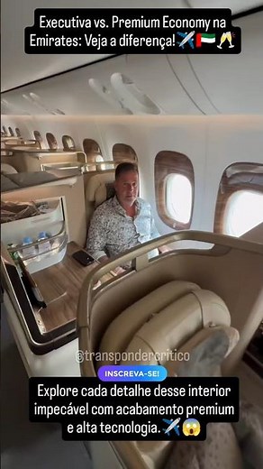 Emirates AIRBUS A380: From Business to Premium Economy! 😱🇦🇪✈️