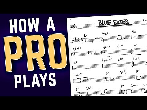 Pro Jazz Pianist Breaks Down How He Plays "Blue Skies"
