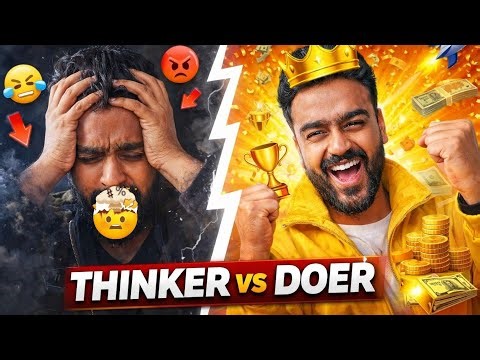 Sochta Rahega Ya Karega? | Thinker vs Doer Motivation 🚀