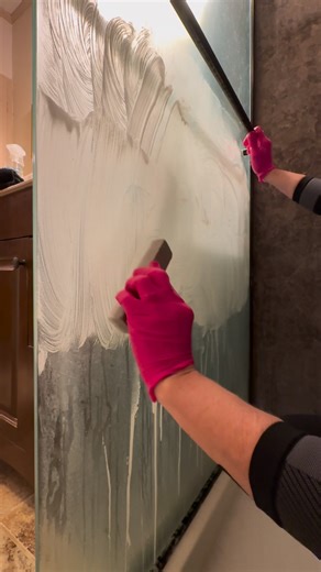 Pumice Stones on Glass shower doors….yes or no? #crazycleaninglady222 #slingingsparkle #crazycleaninglady #cleaningservice #cleanwithme #cleaningtips #cleaninglady #cleaningladylife #cleaningmotivation | Samantha R Mancuso