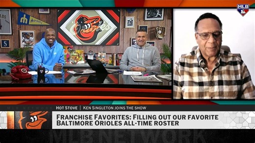 10-year Baltimore Oriole Ken Singleton shares his all-time favorite Orioles with Harold and Matty V on #MLBNHotStove. Thoughts on his team? | MLB Network