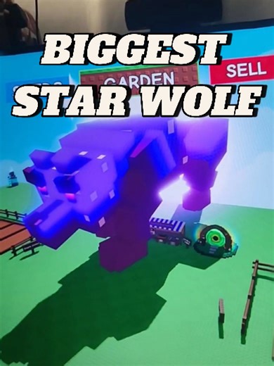 Pinaka Malaking Star Wolf sa Grow a Garden