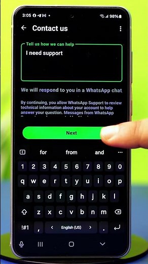 How to Contact WhatsApp Support from Android