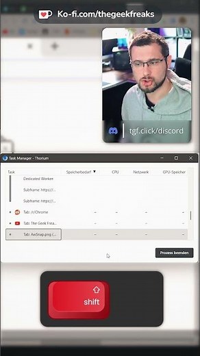 Browser eigene Taskmanager sind mächtig!
