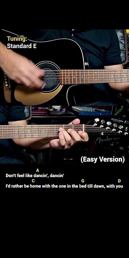 I Don't Feel Like Dancin' - Scissor Sisters (2006) - Easy Guitar Chords Tutorial with Lyrics Part 2