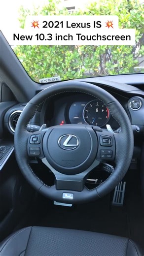 2021 Lexus IS 300 and 350 With Apple CarPlay and Android Auto Integration