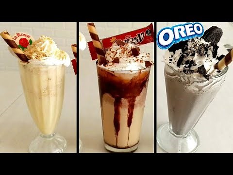 3 MALTEADAS Fáciles Rápidas y Deliciosas//MAZAPAN, OREO Y CARLOS V ||Cris En La Cocina