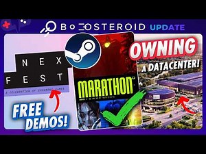 Boosteroid is BUILDING their OWN Datacenter! Play Steam NEXT FEST Demos