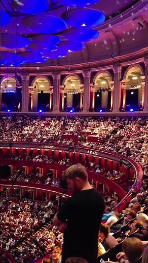 Inside The Royal Albert Hall....