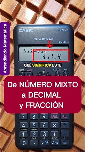 Converting from MIXED NUMBER to FRACTION and DECIMAL on the SCIENTIFIC CALCULATOR 🤔