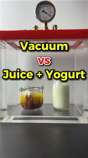 🔥 Vacuum vs Juice + Yogurt?! 😳 (Will It Explode Like Boiling Water?!)