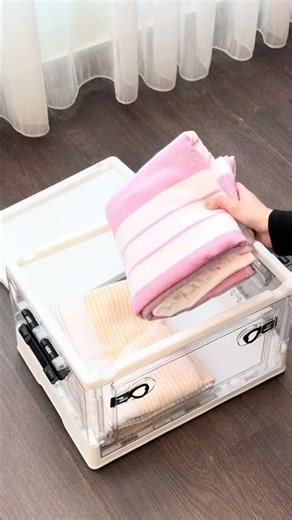 Foldable Storage Box With Wheels | For Bedroom, Living Room & Car Trunk