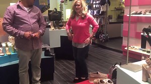 Shoe shopping in preparation for Friday! Have to be ready for the carpet ;) | Nancy Cartwright