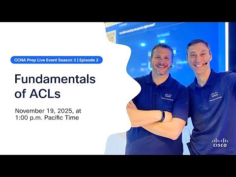 CCNA Prep: Fundamentals of ACLs