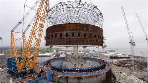 In pictures: Hinkley Point C's second unit taking shape