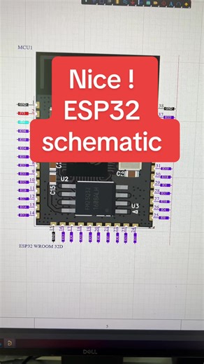 Make your own nice schematic . ESP32 Wroom 32D Schematic.#pcbdesign #embedded #esp32 #embedded_system