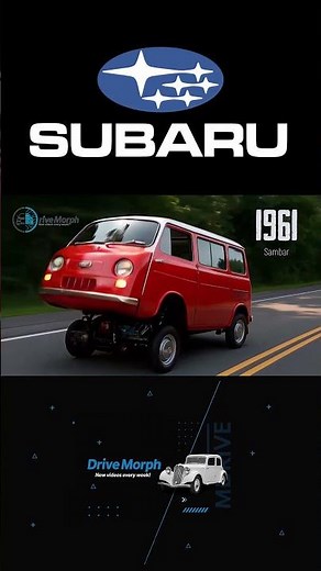 Subaru Evolution Begins 1954 to 1982 in 9 Legendary Cars