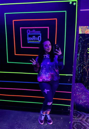 Schedule your next RAGE PARTY with @OutRaged Rage Room 💕