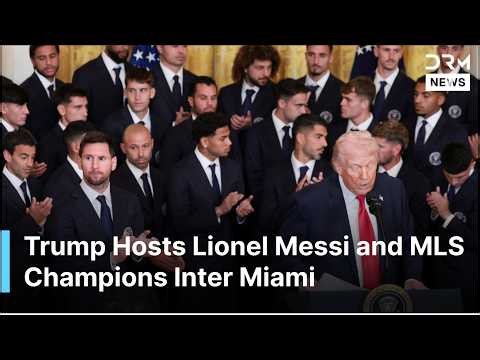 President Trump Honors Lionel Messi, Inter Miami at White House After MLS Triumph | AC1G