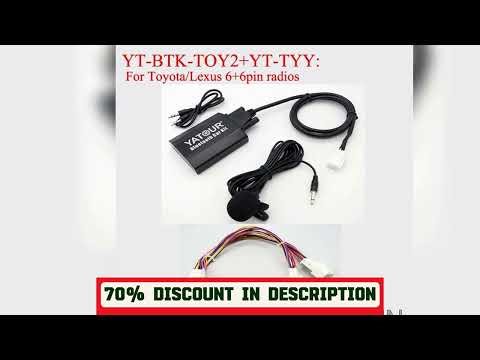 A must-have product #Yatour BTK Qualcomm 5.2 Hi fi Bluetooth car adapter for Lexus Toyota Camry Co