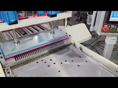 cut test 3:TS-J39 PQJ automatic picture frame cutting machine, ps frame moulding cutting test show