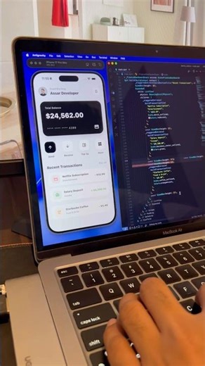 Flutter UI in 18 Seconds 🚀 #flutter #flutterdeveloper #flutterdev
