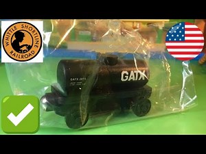 unpack Whittle Shortline Railroad wooden GATX Tank Car (03228)