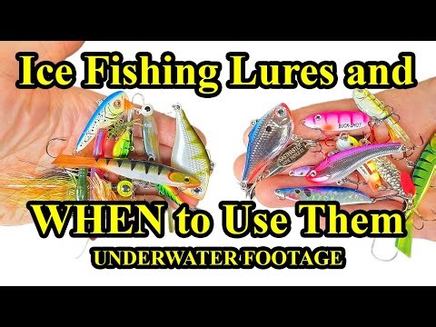 Types of Ice Fishing Lures - When to Use Them and How They Work Underwater