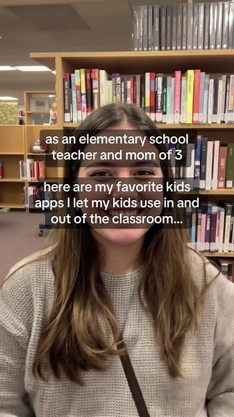 as an elementary school teacher and mom of 3 here are the apps I let kids use in and out of the classroom! #momsoftiktok #parentinghacks #momlife #kidsapps