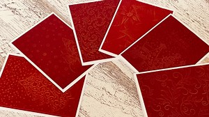 Christmas Embossed Note Card Blank, Embossed Notecard for Christmas, Embossed Handmade Christmas Note Card, Embossed Christmas Card SET OF 6 - Etsy Australia