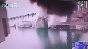 Ukraine hits bridge linking Russia and Crimea with underwater explosives