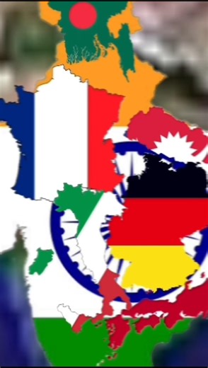 How Big Is India? It Can Fit 8 Countries Inside! 😱🇮🇳🌍 #youtubeshorts #india #world #sizecomparison