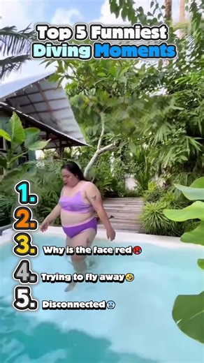 Top 5 Funniest Diving Moments #funnymoments