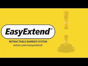 Seton EasyExtend Retractable Barrier - Extended Video