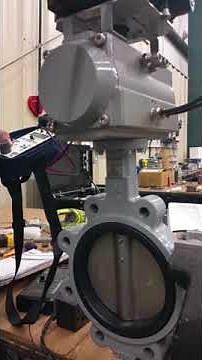 Testing Pneumatic Actuator on a Butterfly Valve