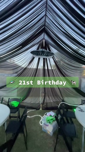 21st Birthday Alien Party Ideas and Decorations